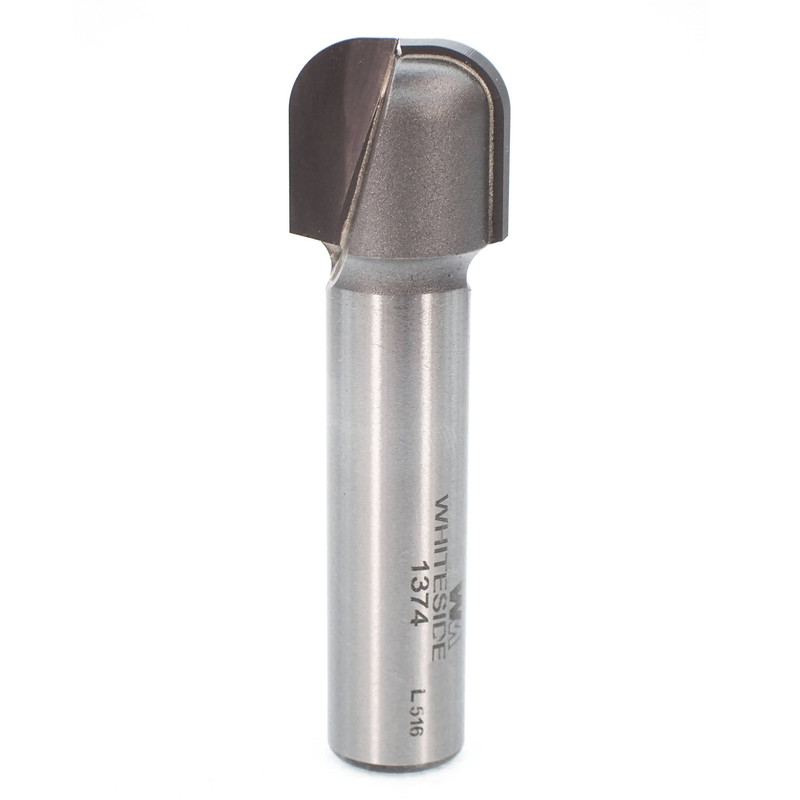 Bowl and Tray Router Bit - 1/2" SH 1/4"R - Features:Non-Bearing Guided - Diameter:3/4" - Cutting Length:3/4"